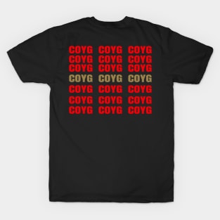 slogan coyg coyg coyg T-Shirt